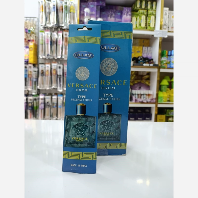 عود پاکتی رایحه ورساچه اروز(Versace Eros ) برند Ullas