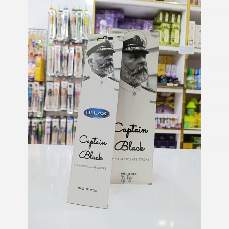 عود پاکتی رایحه کاپتان بلک(Captain Black) برند Ullas