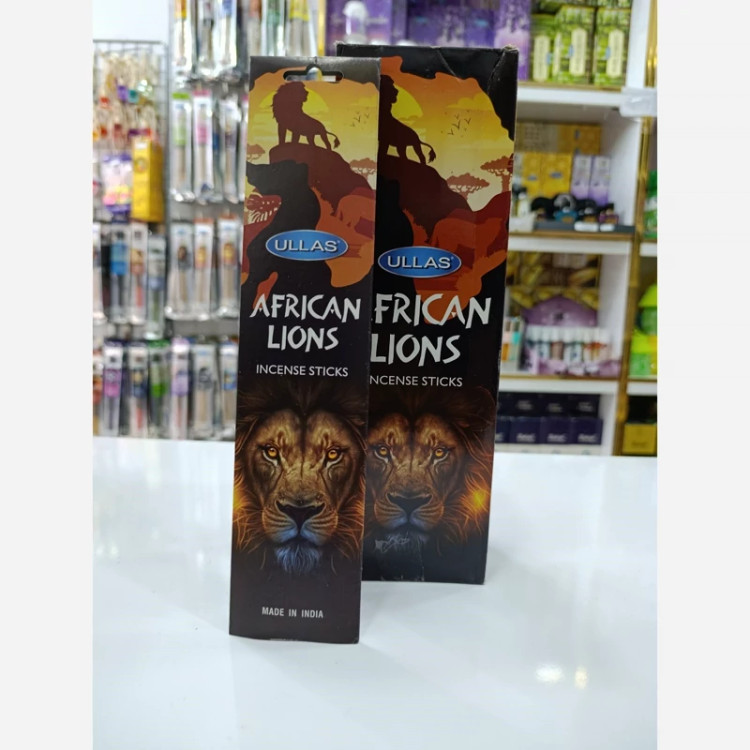 عود پاکتی رایحه شیر آفریقایی(African Lions ) برند Ullas