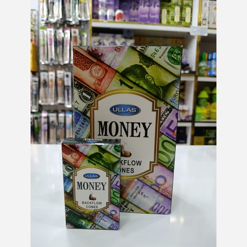 عود آبشاری رایحه جذب پول و ثروت( Money) برند الاس(Ullas)