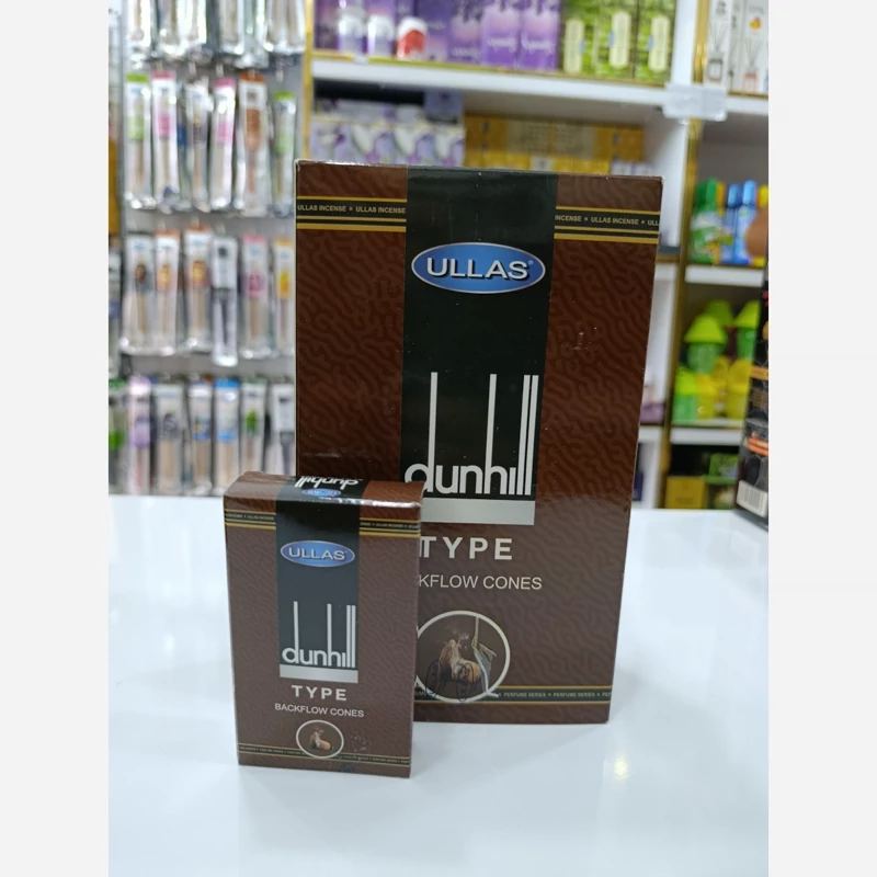 عود آبشاری رایحه دانهیل قهوه ای( Dunhill Brown) برند الاس(Ullas)