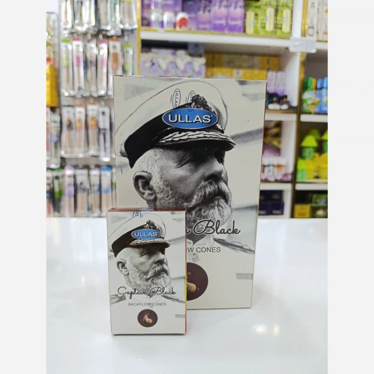 عود آبشاری رایحه کاپیتان بلک( Captain Black) برند الاس(Ullas)