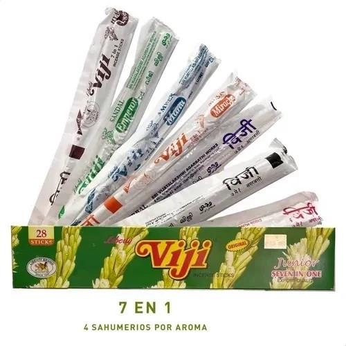 عود ویجی(Viji) هفت رایحه از برند لیبرتی(Liberty)، عمده، باکس 12 تایی
