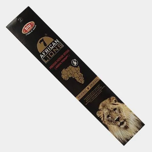 عود هفت شیر آفریقایی(7 African Lions) برند BIC، عمده، پک 48 بسته ای