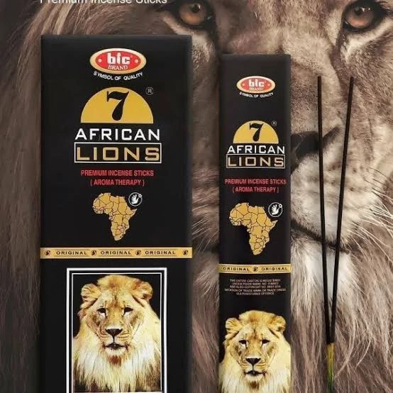 عود هفت شیر آفریقایی(7 African Lions) برند BIC، عمده، پک 48 بسته ای