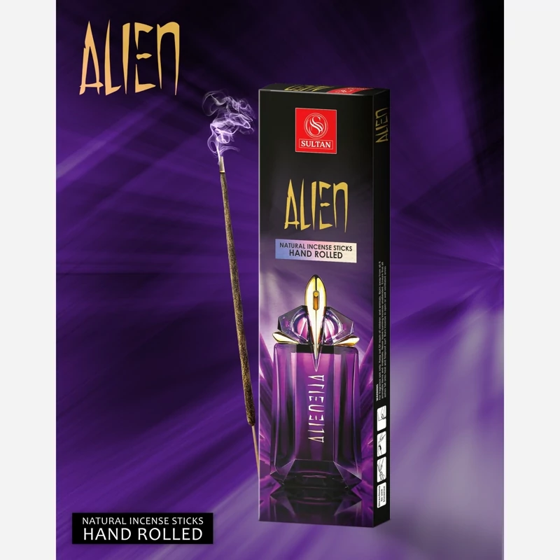 عود دستساز الین(Alien)،عمده، باکس 12 بسته ای
