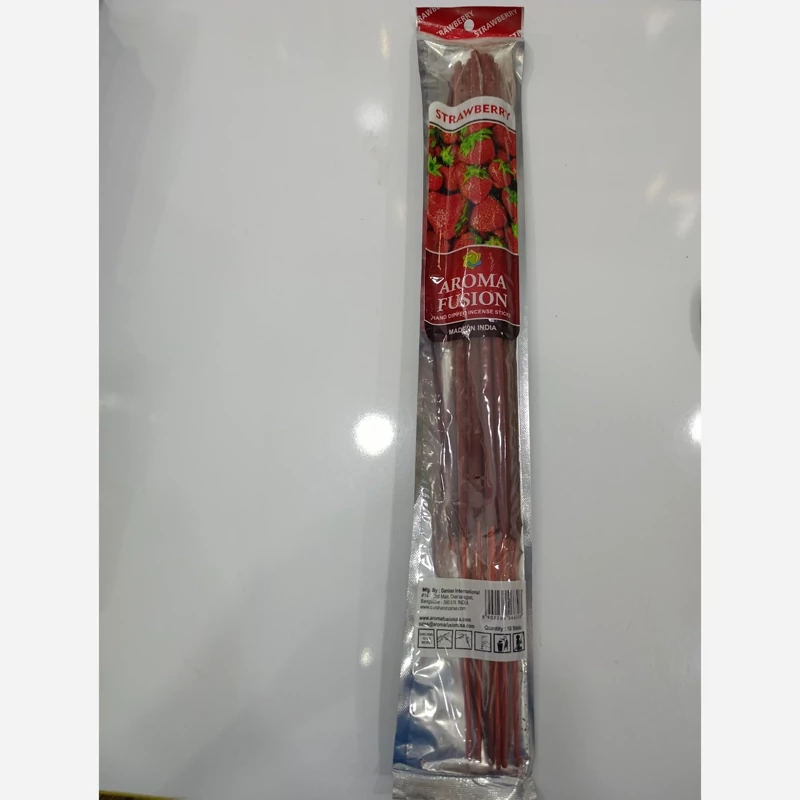 عود آرومافیوژن(Aroma Fusion) بلند 50 سانتی برند دارشان(Darshan) رایحه توت فرنگی(Strawberry )