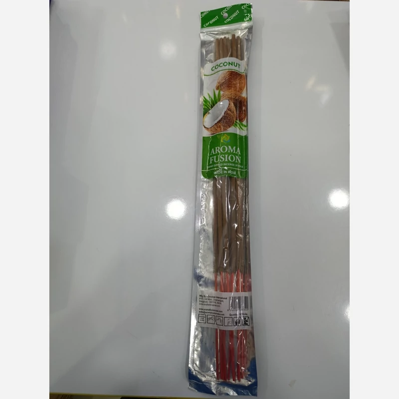 عود آرومافیوژن(Aroma Fusion) بلند 50 سانتی برند دارشان(Darshan) رایحه نارگیل(Coconut )