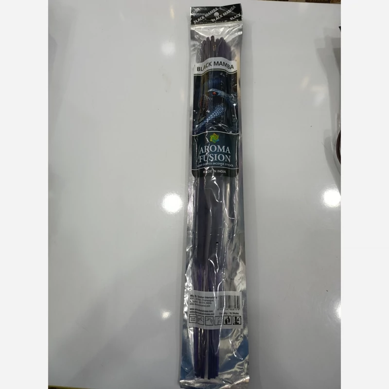 عود آرومافیوژن(Aroma Fusion) بلند 50 سانتی برند دارشان(Darshan) رایحه بلک مامبا(Black Mamba )
