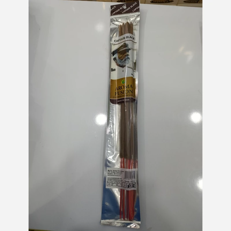 عود آرومافیوژن(Aroma Fusion) بلند 50 سانتی برند دارشان(Darshan) رایحه کاپتان بلک(Captain Black )