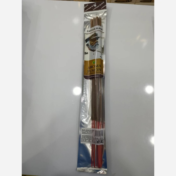 عود آرومافیوژن(Aroma Fusion) بلند 50 سانتی برند دارشان(Darshan) رایحه کاپتان بلک(Captain Black )