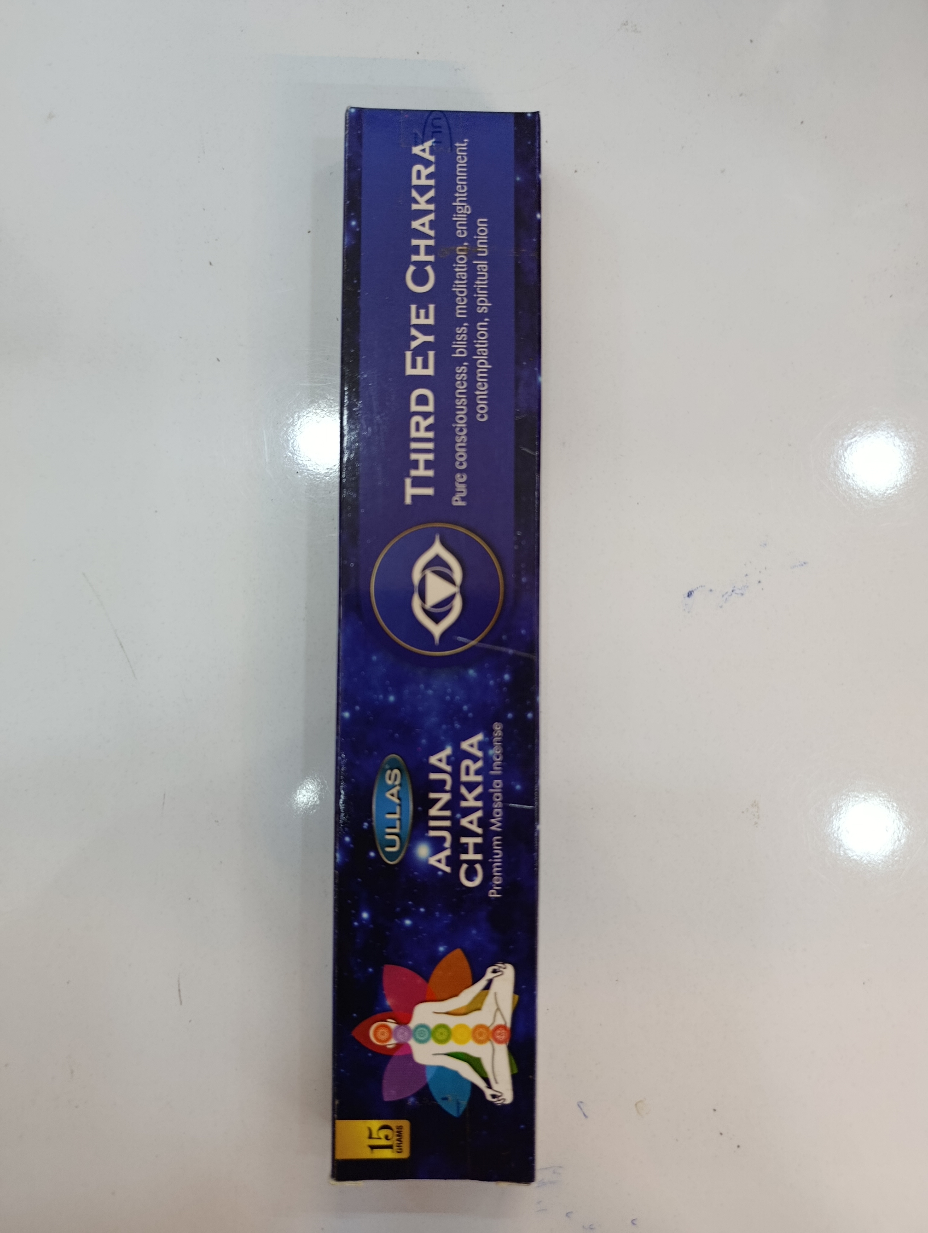 عود دستساز چاکرا چشم سوم(Third Eye Chakra) برند الاس(Ullas)